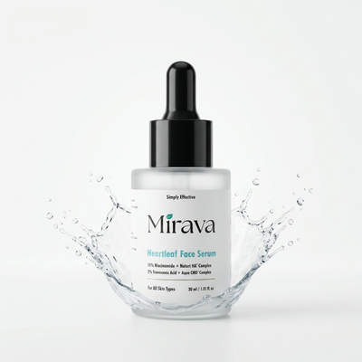 Mirava Heartleaf Face Serum – Niacinamide 10% + Tranexamic Acid 2% | Brightening & Barrier Serum