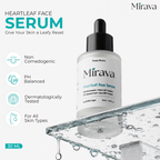 Mirava Heartleaf Face Serum – Niacinamide 10% + Tranexamic Acid 2% | Brightening & Barrier Serum