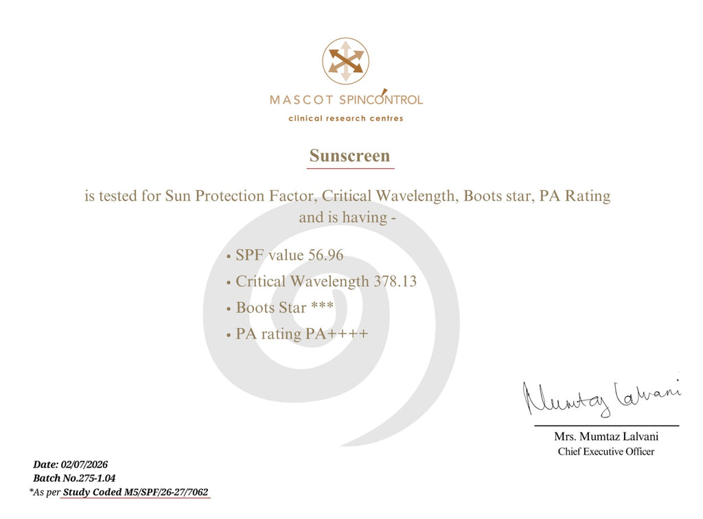 Mirava Heartleaf Sunscreen SPF 50 PA++++ – No White Cast | Next-Gen UV Filters + Niacinamide