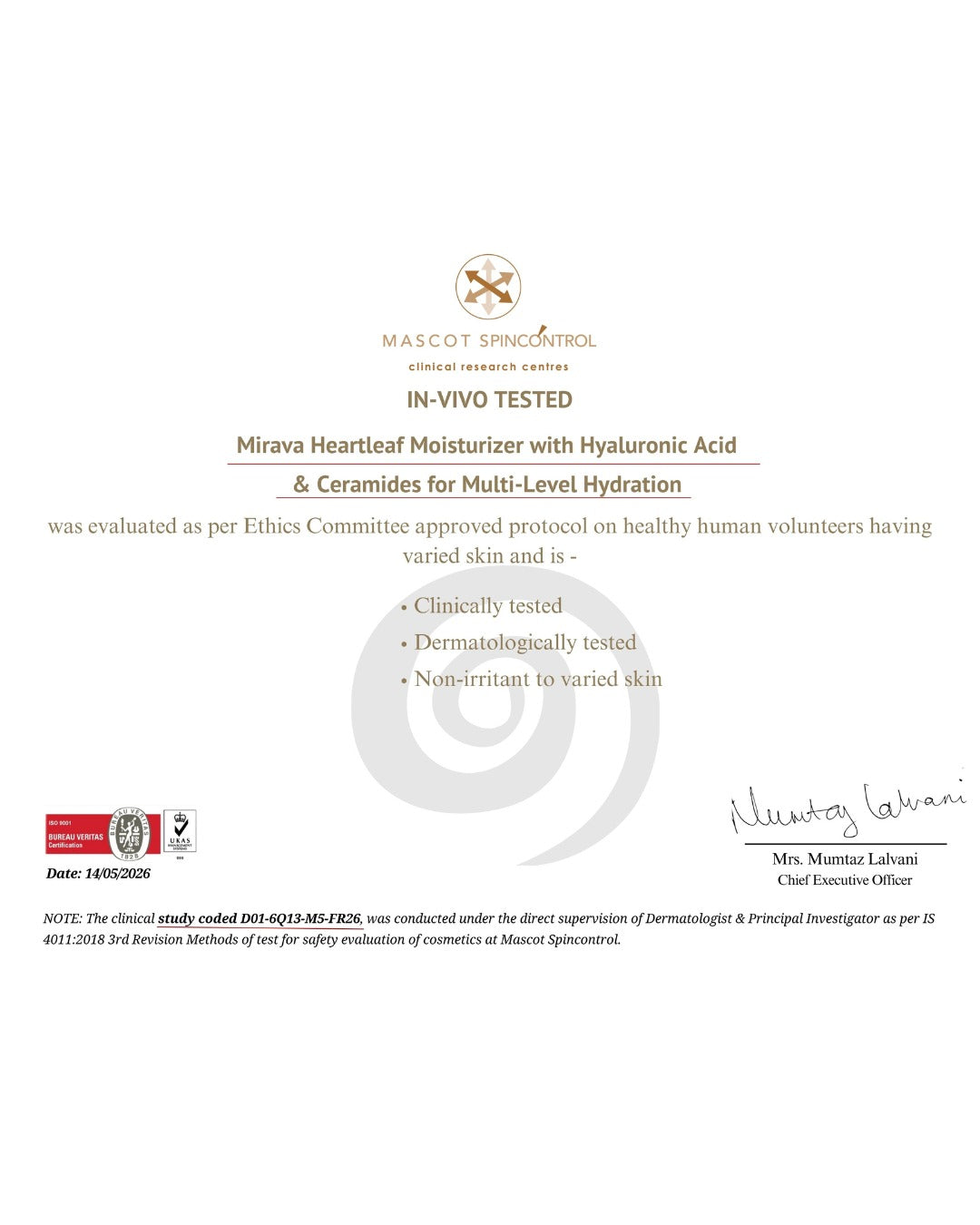 Mirava Heartleaf Moisturiser – Niacinamide + 13 HA 5-Ceramide Care | Barrier Care Cream