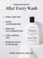 Mirava Heartleaf Cleanser – Niacinamide + Ceramide Based Formula | Barrier-Care Face Wash