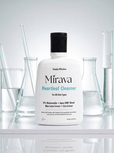 Mirava Heartleaf Cleanser – Niacinamide + Ceramide Based Formula | Barrier-Care Face Wash
